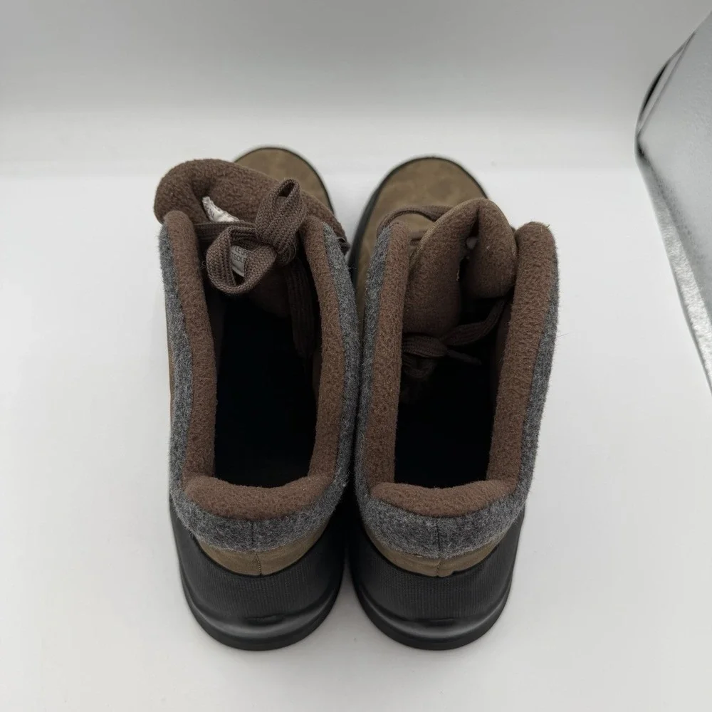 Khombu AT Cascade Boots Mens 13 M Brown All Terrain Hiking Lined Water Resistant